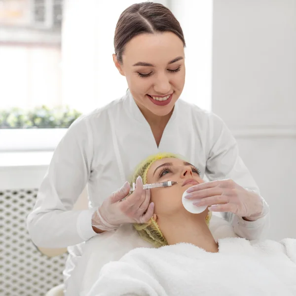 Clinical administration of injectable aesthetic treatments as part of a comprehensive body contouring and cosmetic surgery plan in the UK.